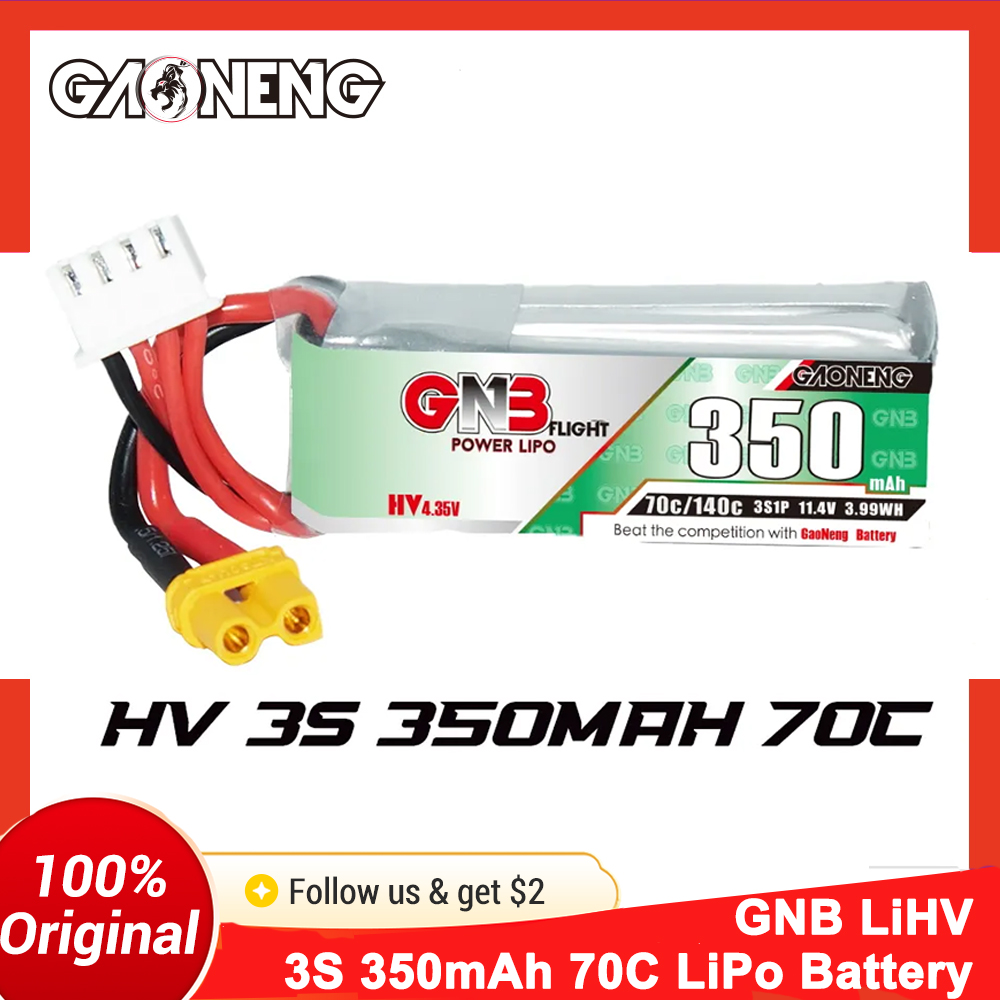 Drone Battery 3S - Bateria LiPo Gaoneng GNB 350mAh 3S