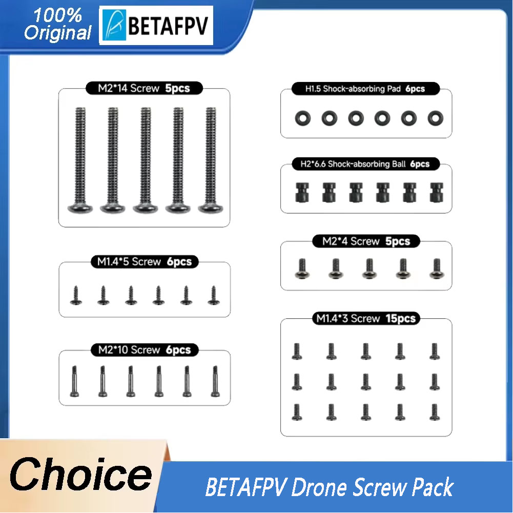 Drone Battery Bag - Peças de reposição oficiais BETAFPV, kit