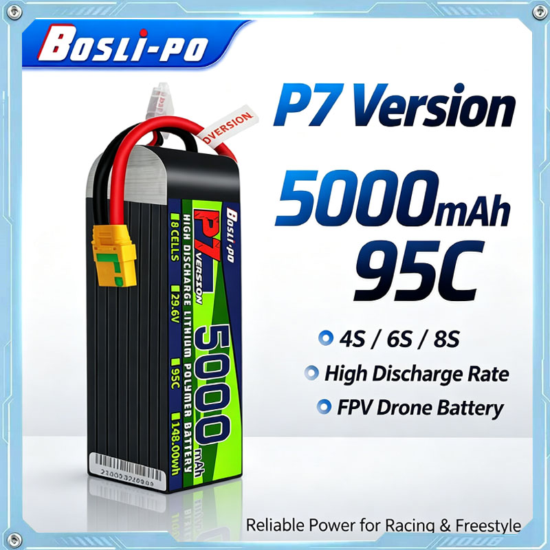 Drone Battery 4S - Bateria LiPo Boslipo P7 Versão 5000mAh