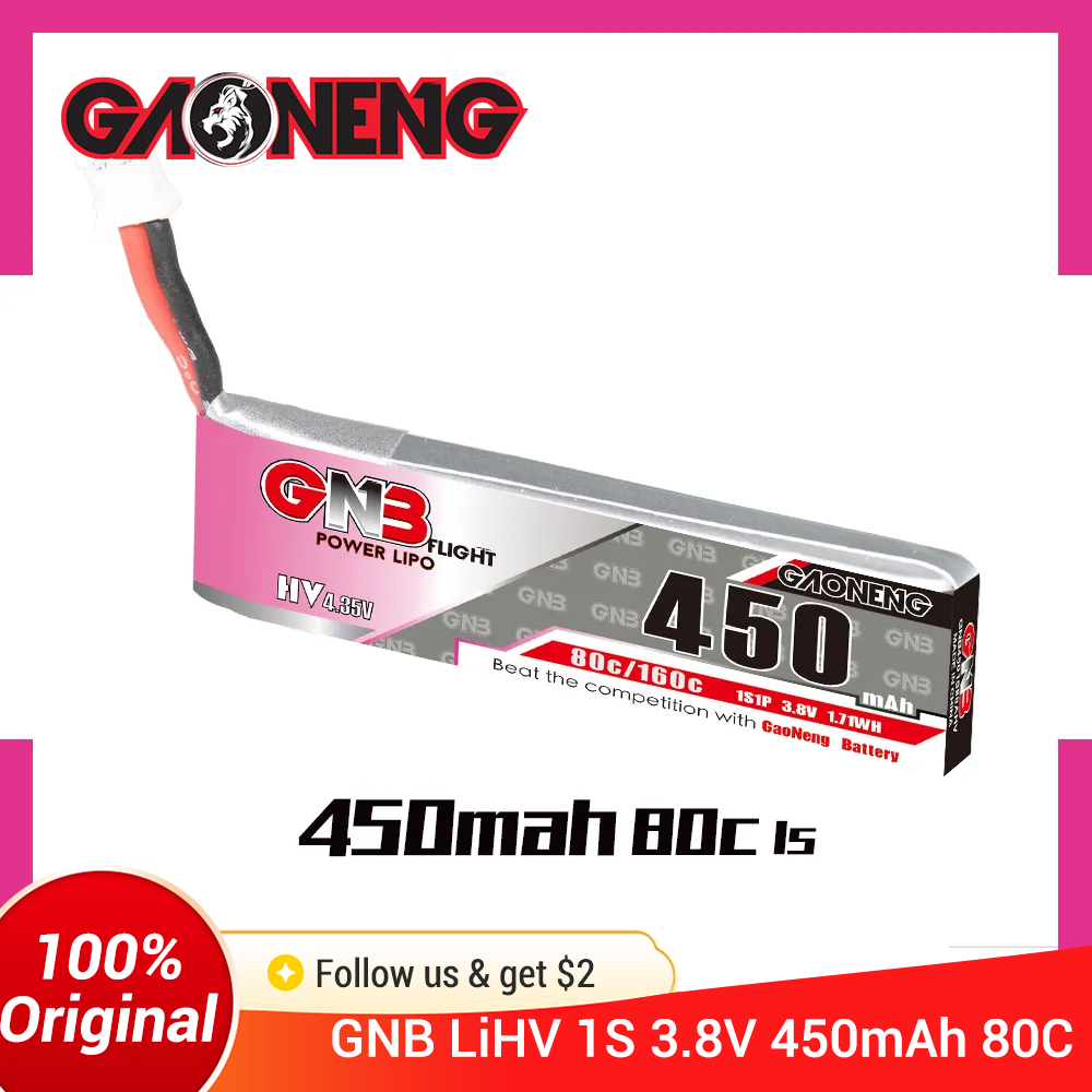 GAONENG GNB 1S 450mAh 80C/160C - Drone Battery 3S avaliação e preço