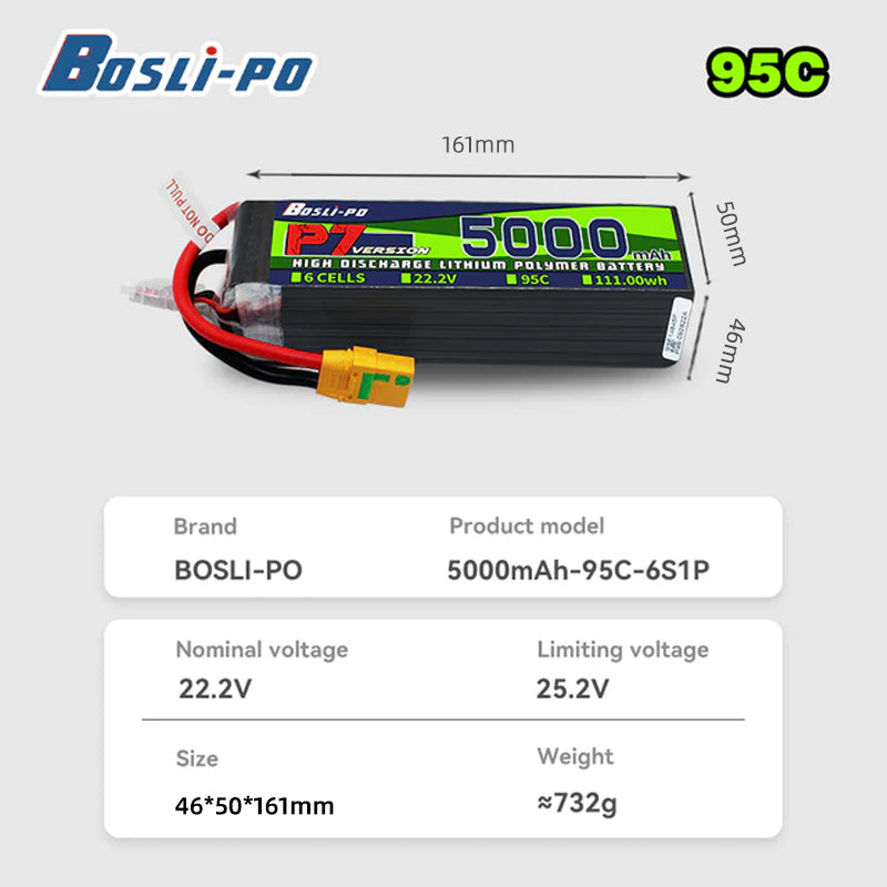 Bateria LiPo Boslipo P7 Versão - Drone Battery 4S avaliação e preço