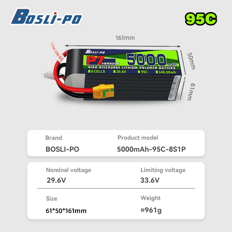 Bateria LiPo Boslipo P7 Versão - Drone Battery 4S avaliação e preço
