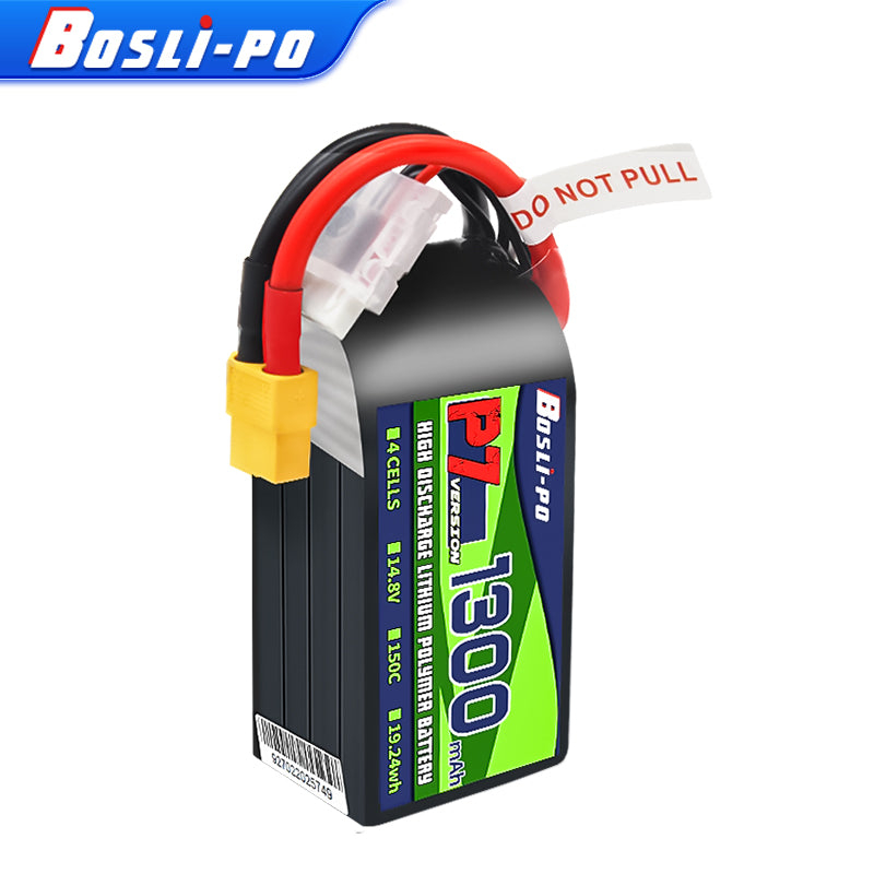 Boslipo P7 1300mAh 150C 4S 6S  - Drone Battery 4S avaliação e preço